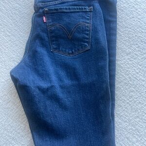 Levi's Blue Straight Leg Jeans Classic Denim